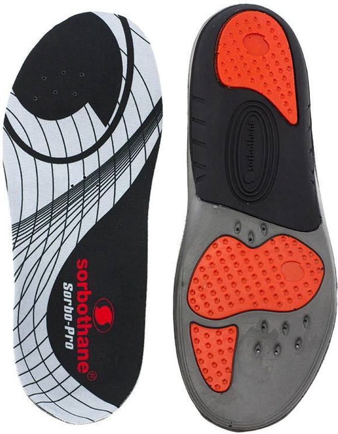 Sorbothane Sorbo-Pro Total Control inlegzolen - maat 38-40