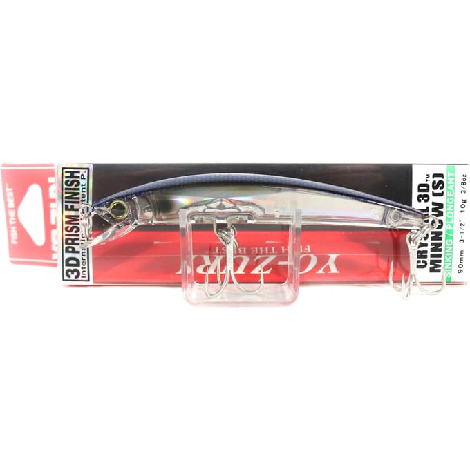 Yo Zuri 3D Crystal Minnow 90 mm zinkend kunstaas F1148-B (5938)