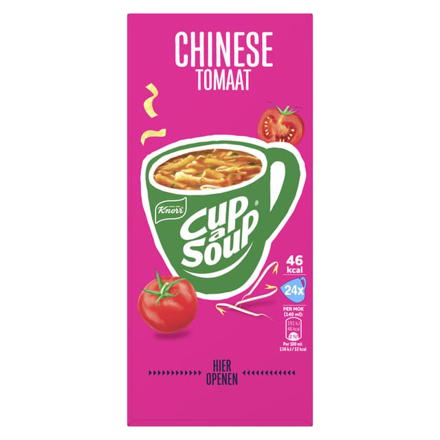 Cup-a-Soup Knorr Chinese tomaat (24x140ml)