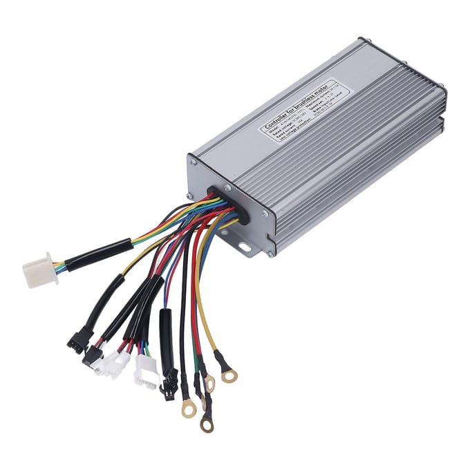 Elektrische Motor Controller 30A Sinusgolf Controller LCD4 Display Gashendel Kit voor 48V1000W 1500W gray