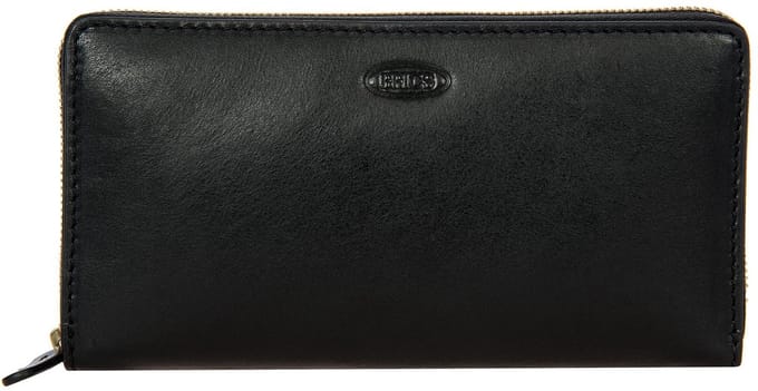 BRIC'S Leren Portemonnee Volterra Verbena Wallet Black Zwart