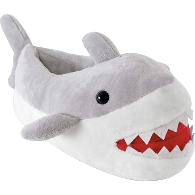 Kinderen pluche 3D Shark pantoffels | Slipper snob - Haai