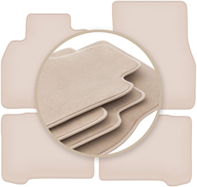 PREMIUM beige matten voor: Mitsubishi Grandis minivan 2004-2010