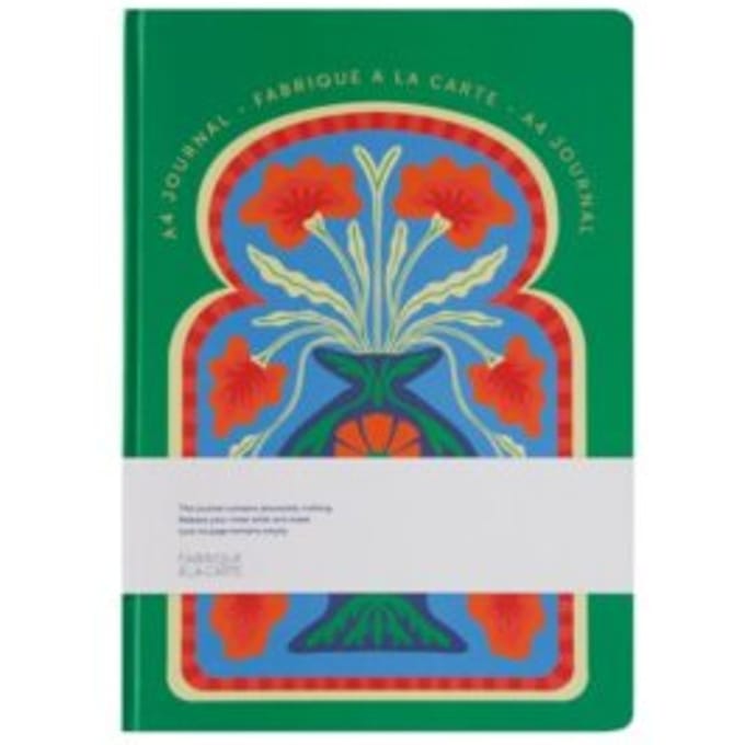 A-Journal - Notitieboek - A5 - Gelinieerd - Flow Cherry