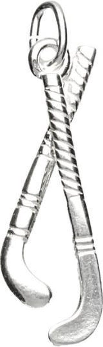 Zilveren Hockeysticks kettinghanger