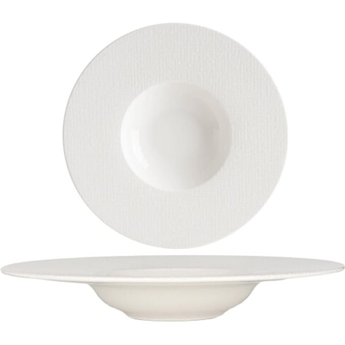 Bonna Pastabord - Patch Neat - Porselein - 30 cm (360cc) - set van 2