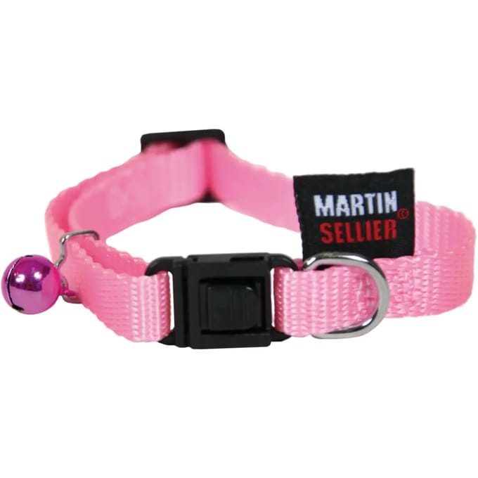 Effen nylon kattenhalsband Martin Sellier