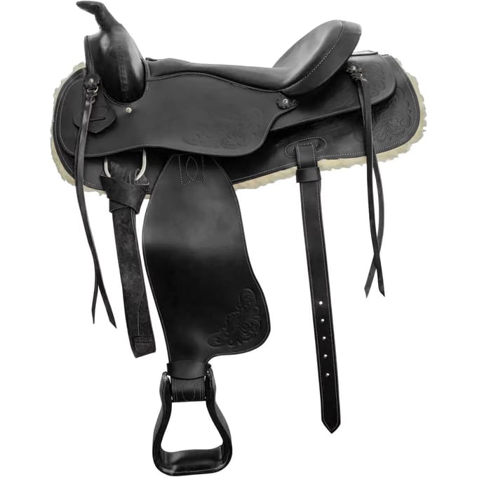 Allround zadel voor paard Red Horns