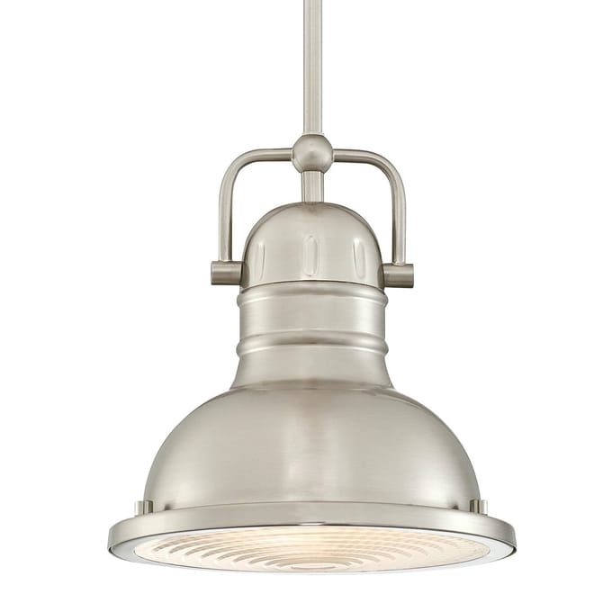 Westinghouse hanglamp Boswell, kleur geborsteld nikkel