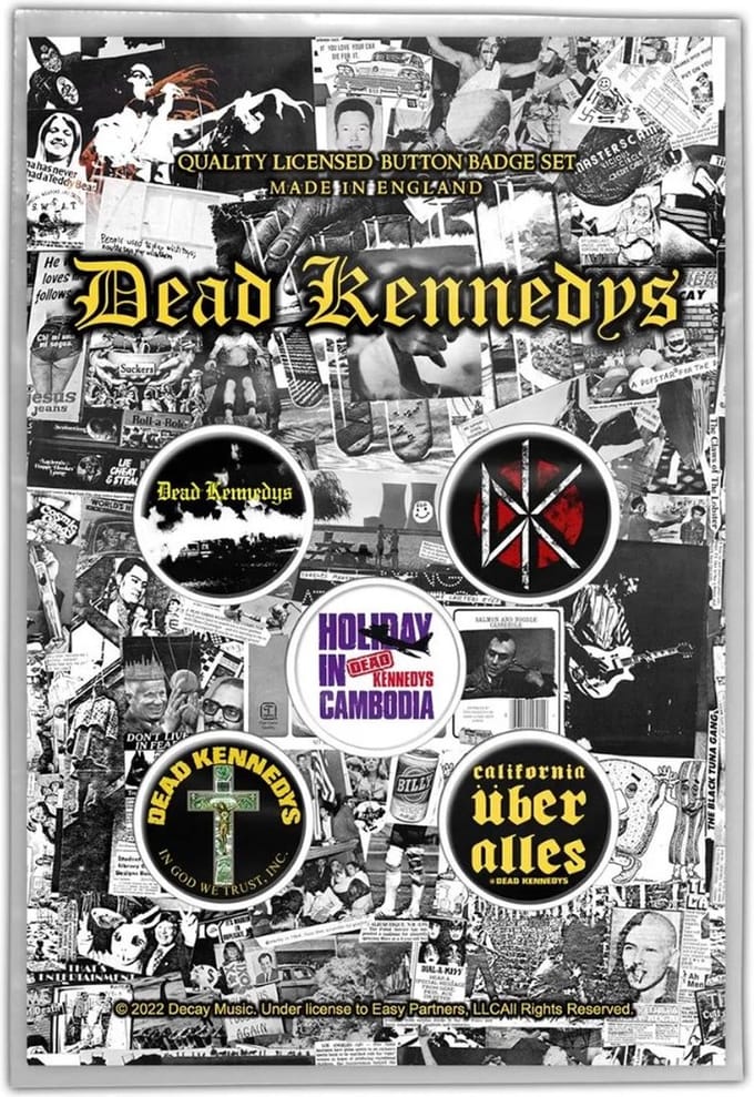 Dead Kennedys - Fresh Fruit Badge/button - Set van 5 - Multicolours