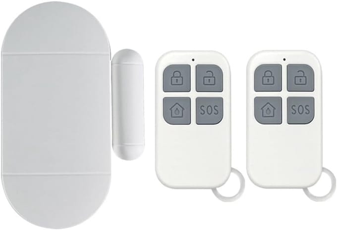 Slimme Deur Sensor - Alarm Systeem - Huis Beveiligen - Drie Modi - 9.5 x 6 x 4 cm - Wit