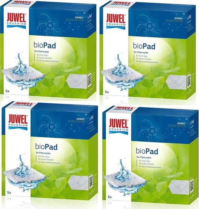 Juwel - Biopad M (compact) - Watten - Filtermateriaal - Wit - 4 stuks