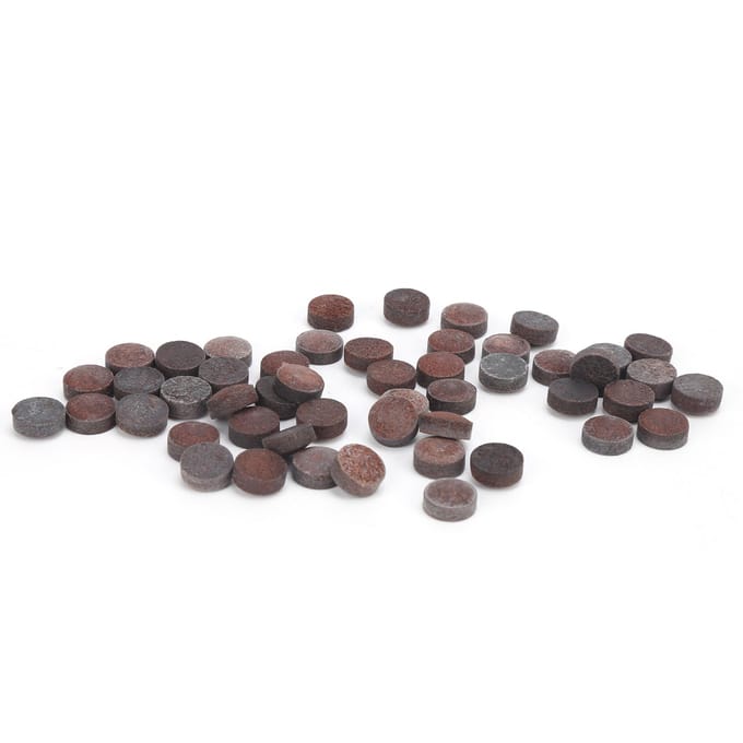 50 stuks/doos 10mm Keutips Kit Snooker Rode Lederen Keu Tips voor Pool Eight Ball gray
