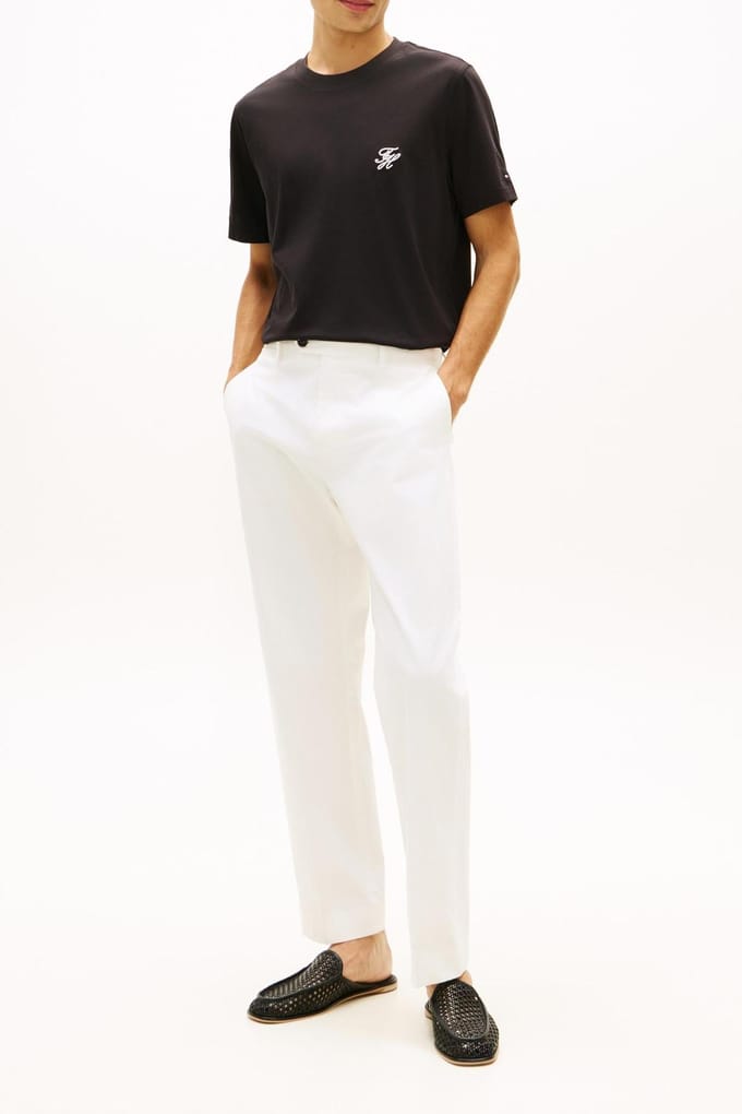Tommy Hilfiger Script Monogram T-shirt Black Taglia: XXL | Magliette basic Outlet | Uomo | Nero