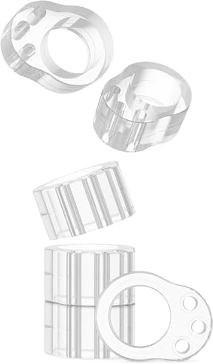 Deurklinkbuffers - Deurstoppers - Muren Beschermen - Schokabsorberend - 6 Stuks - Transparant