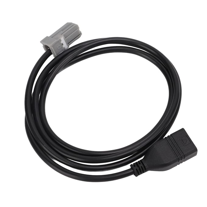 USB Female Adapterkabel Auto CD-speler MP3 MP4 Audio Conversiekabel Vervanging voor Mazda black