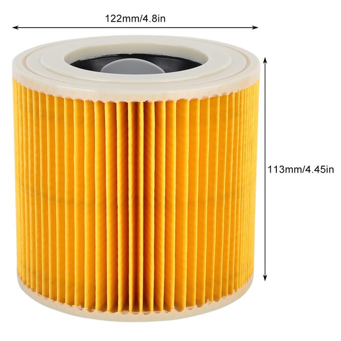 Vergrendel Nat- en Droogstofzuiger Filter Accessoires Adapter Voor Karcher A2004/2054/2204/2656 white