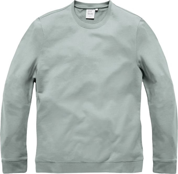 Vintage Industries Sweatshirt Bridge met ronde hals, kleur Slate