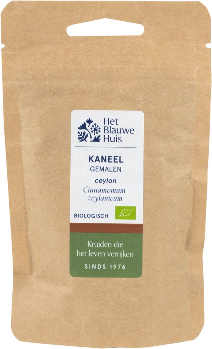 Het Blauwe Huis Kaneel-Ceylonpoeder (40 gr)