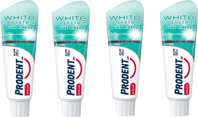 Prodent Tandpasta - White System Pure Mineral 4 x 75 ml