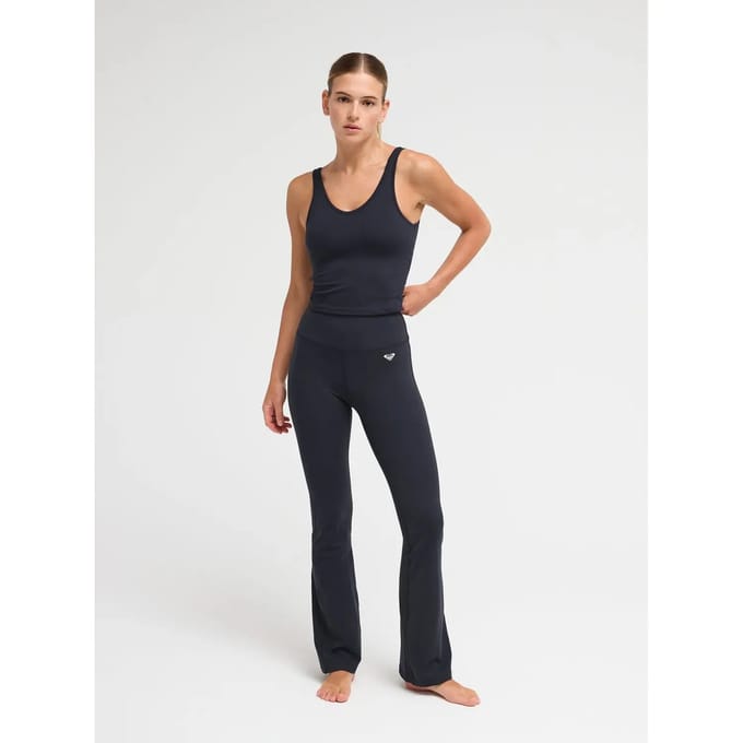 Roxy Heart Into It Bootcut Fit Broek Zwart M Vrouw