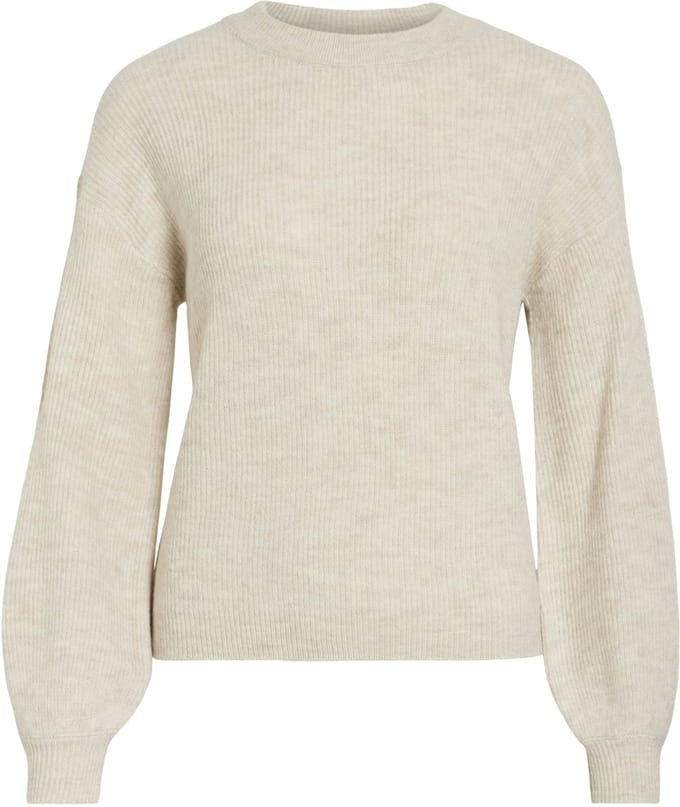 VILA - VIVIOLI CREW NECK BALLON RIB KNIT-NOOS - Dames - Cardigans