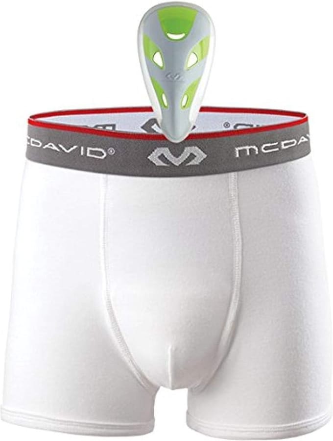 McDavid - MLB - Honkbal - Tok - Met Boxer Short - Inclusief FlexCup - Peewee - Jeugd - 4-6 jaar - Middel (58-61 cm) - Wit