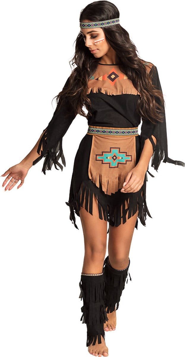 Boland - Kostuum She-wolf (36/38) - Volwassenen - Indiaan - Cowboy - Indiaan