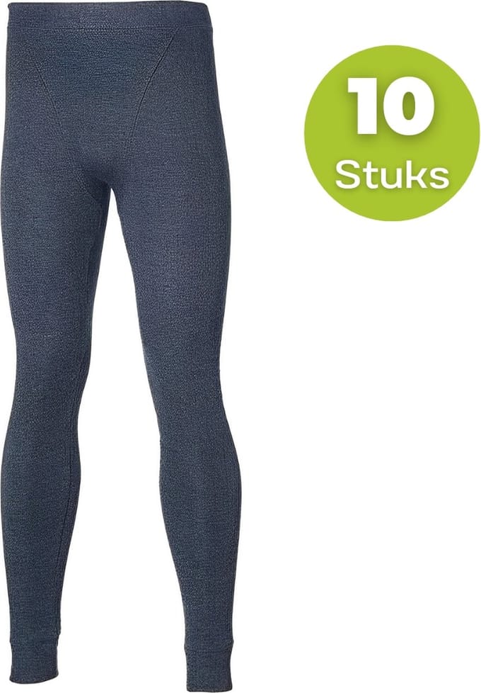 Thermobroek - Heren - Antraciet - L- Set van 10