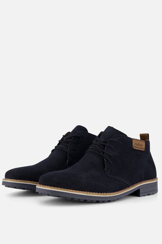 Rieker Veterboots blauw Synthetisch - Maat 45