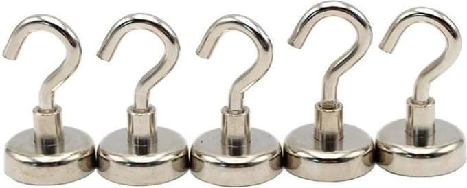 2 stuks -16mm magnetische haak - M4 schroefdraad - 3,8 KG
