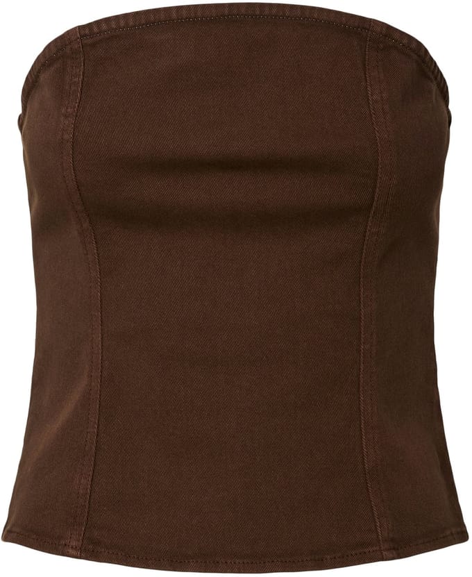PIECES - PCSALUME DENIM CORSET TOP - Meisjes - Blouses