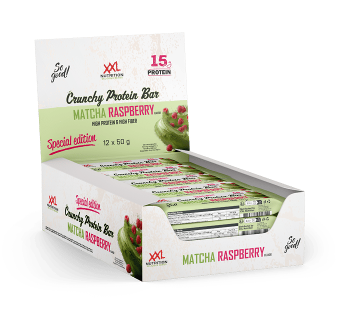 XXL Nutrition Crunchy Protein Bar Framboos 12 Pack