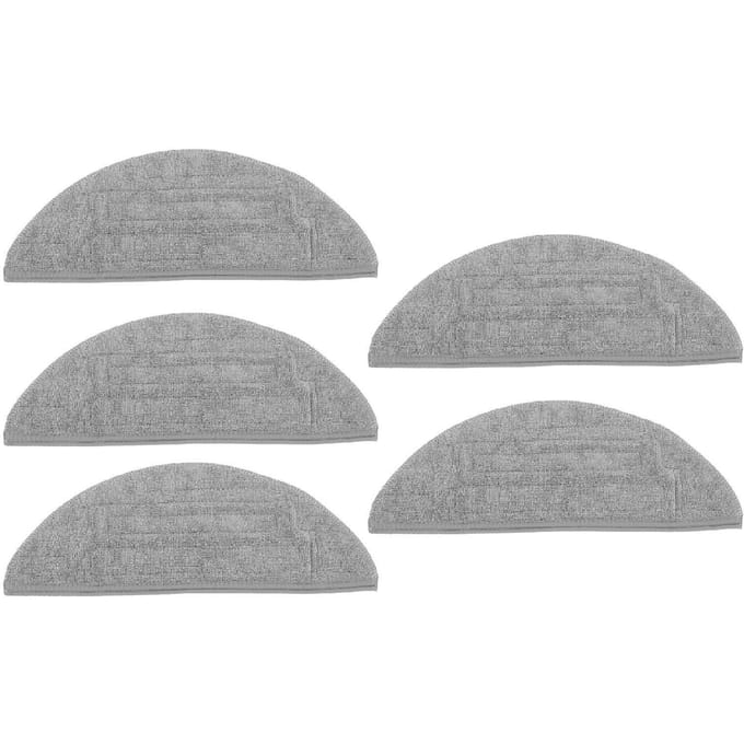 Lot de 5 lingettes de rechange en microfibre pour aspirateur robot Roborock S8 Pro Ultra gray