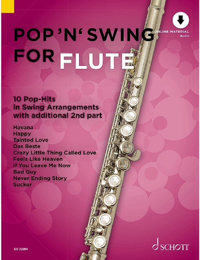 Schott Music Pop 'n' Swing For Flute - Play-Along / Multimedia / DVD / CD