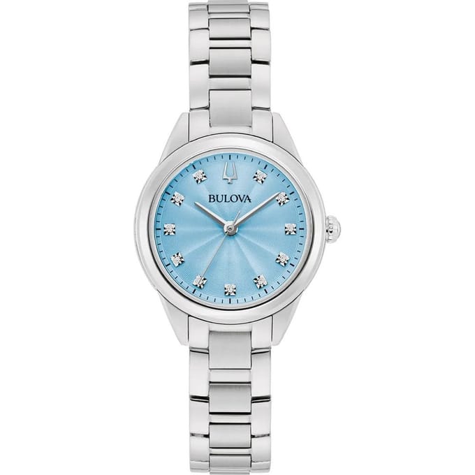 Bulova Sutton 96P250 Horloge - Staal - Zilverkleurig - Ø 28 mm