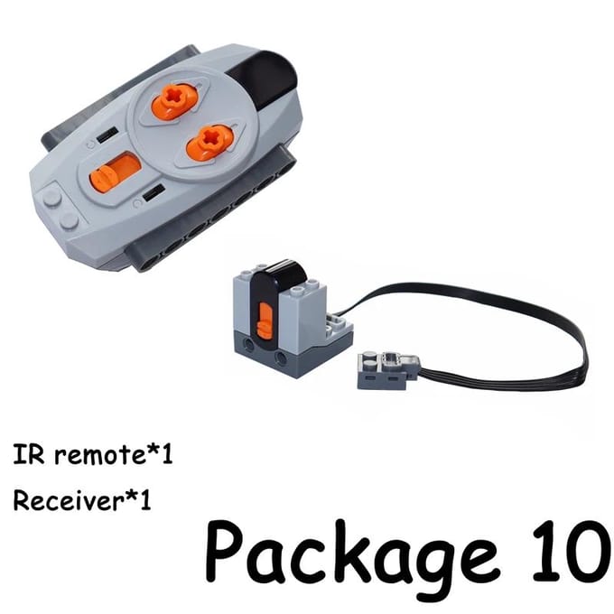 Motor Set 8293 PF Functies Technische Componenten Bouwstenen Werkt Met MOC High-tech DIY Stenen Batterijbakken
