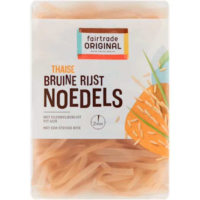 bruine rijst noedel