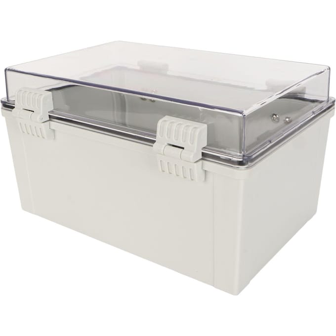 Boîte de Distribution d'Alimentation IP66 Étanche Couvercle Transparent Boîte de Jonction Électrique Type à Enclenchement