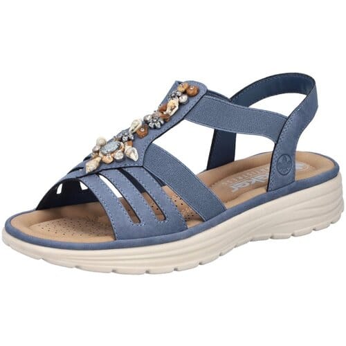 Sandalen met sleehak Rieker -