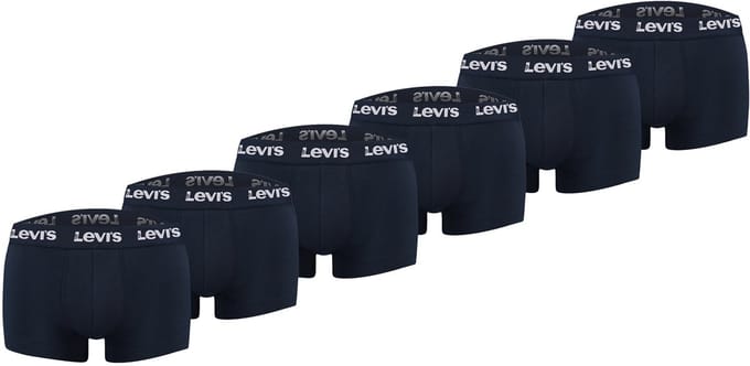 Pack of 6 men's Levis REPEAT LOGO TRUNK shorts underwear pants