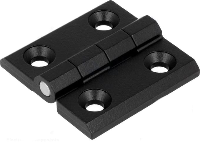 Scharnier - 50x50mm - Gegalvaniseerd - RAL 9005