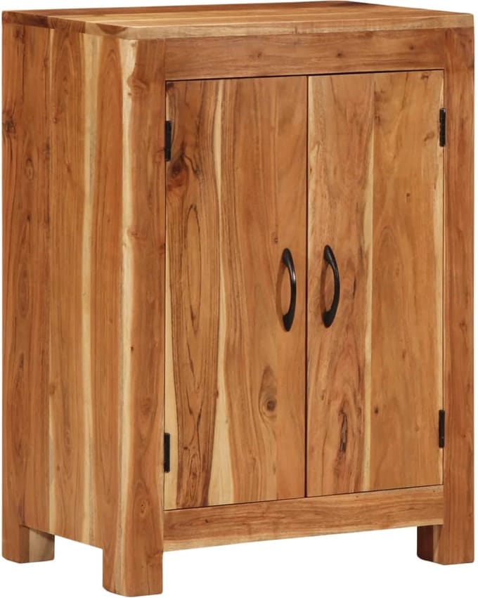 vidaXL - Dressoir - 55x35x75 - cm - massief - acaciahout