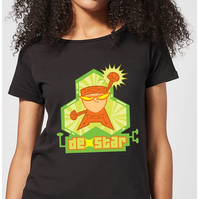 Dexters Lab DexStar Hero Women's T-Shirt - Black - 3XL