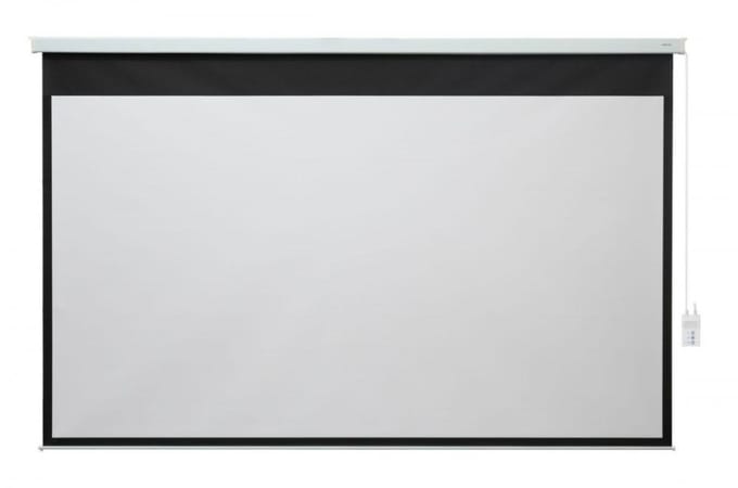 Fonestar PPEL-16180-FA - Elektrisch projectiescherm 16:9 inch, 180 graden diagonaal, afstandsbediening, Fonestar wit