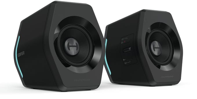 Edifier G2000 - speakers - for PC - Draadloos - 2.0-channel - Zwart