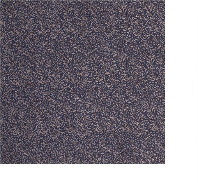 TRESANTI | DON | Zijde pochet met bladerenPrint | Grijs