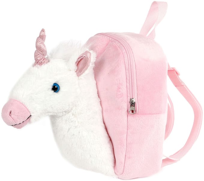 Unicorn rugzak met 3D unicorn 26cm roze