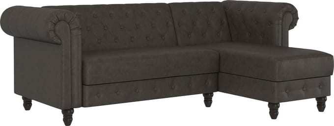 Felix-Slaapbank - Chaise Longue - Antraciet
