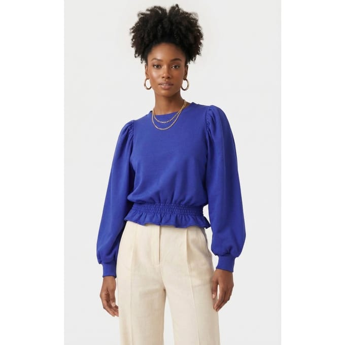 RAIZZED Merve Sweater Royal Cobalt Maat: S | Longsleeves Outlet | Dames | Blauw